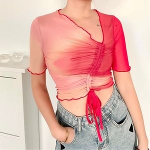 Cider Mesh Top *NWT*